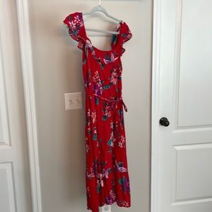 Off the shoulder floral dress